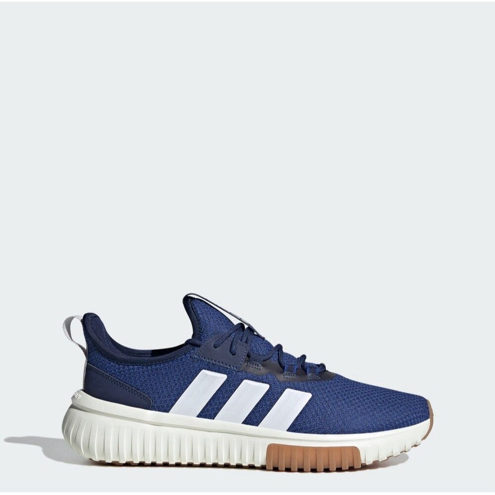 Adidas men Kaptir 4.0 Shoes Size 10 Blue/White/Brown (JR8526) Brand New With Box